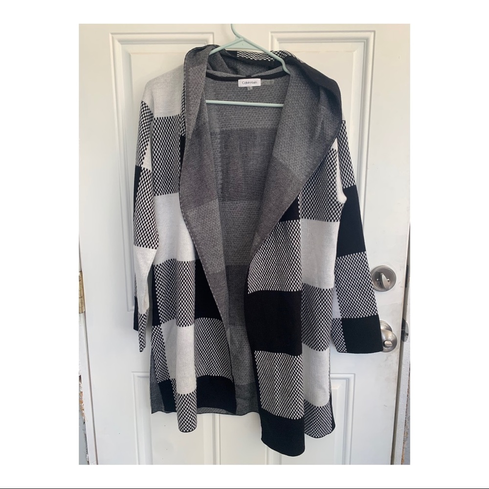 Calvin Klein cardigan with hood